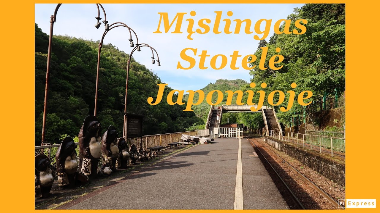 Geležinkelio Stotelė Kalnuose Japonijoje(Kioto Prefektūra)