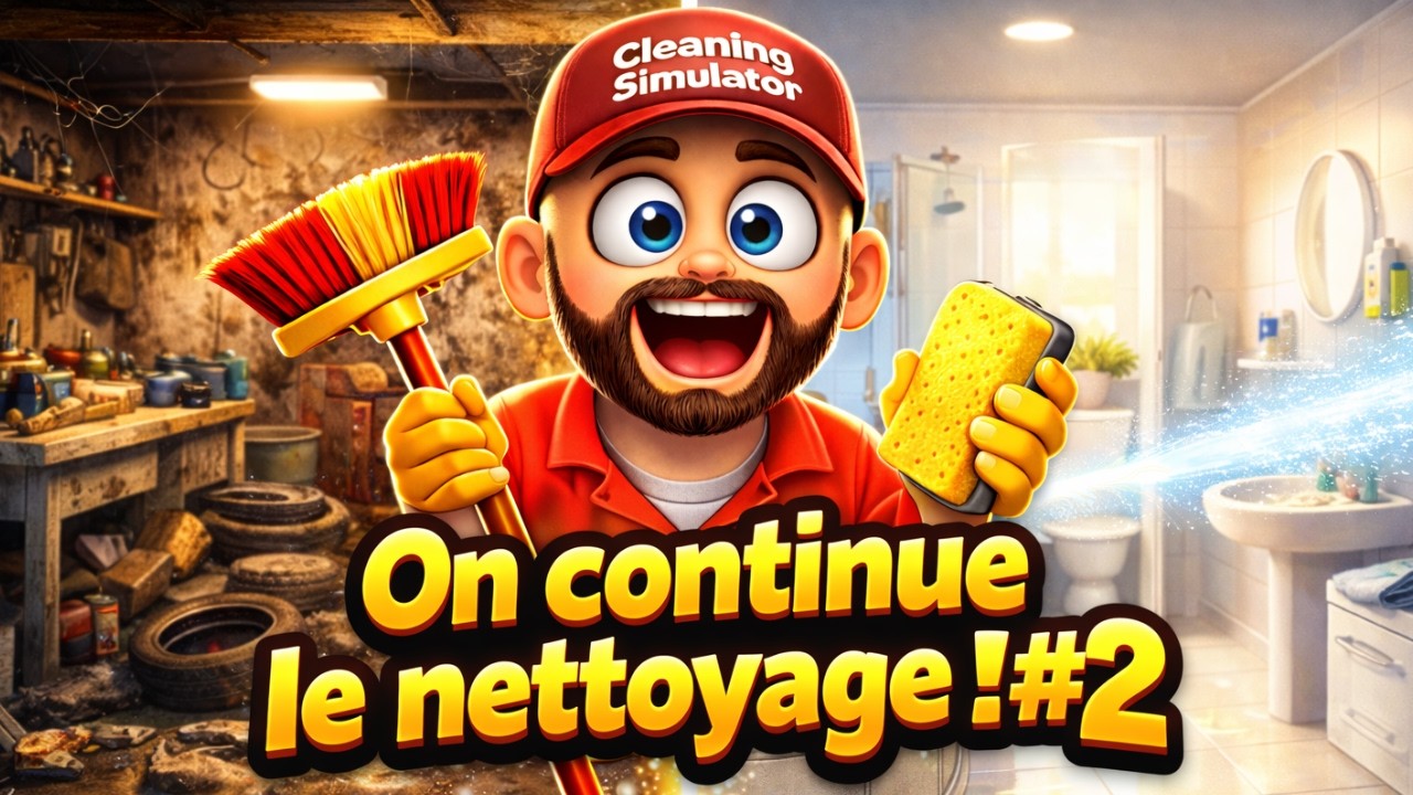 Encore plus sale… encore plus satisfaisant !!  (Cleaning Simulator)