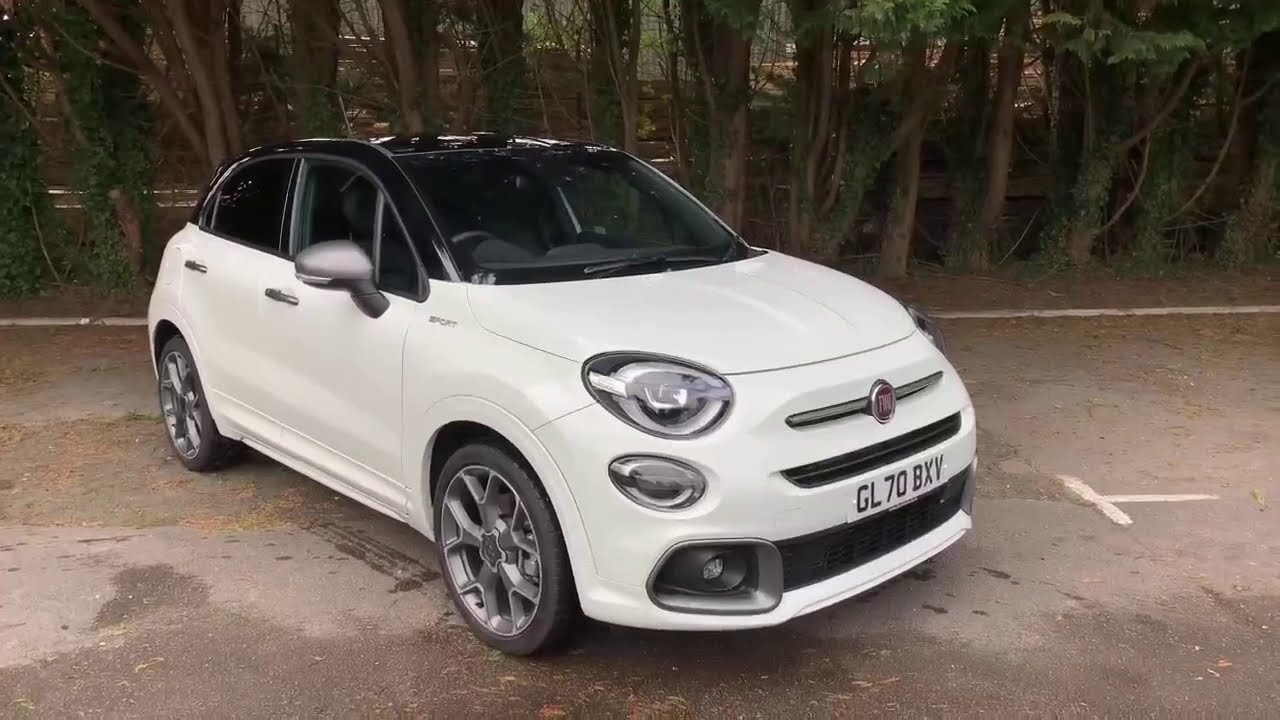Fiat 500X 1.3 Sport Auto in White with Black Roof - GL70BXV