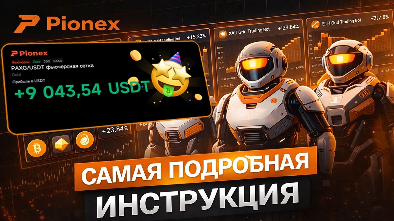 Я рискнул и запустил бота на золоте в PIONEX &mdash; вот что вышло! Делюсь инструкцией (2026)