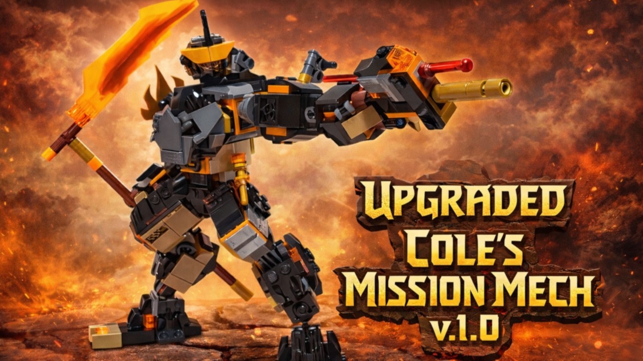 I Fixed LEGO Cole&rsquo;s Mission Mech! Ultimate Upgrade Build Guide