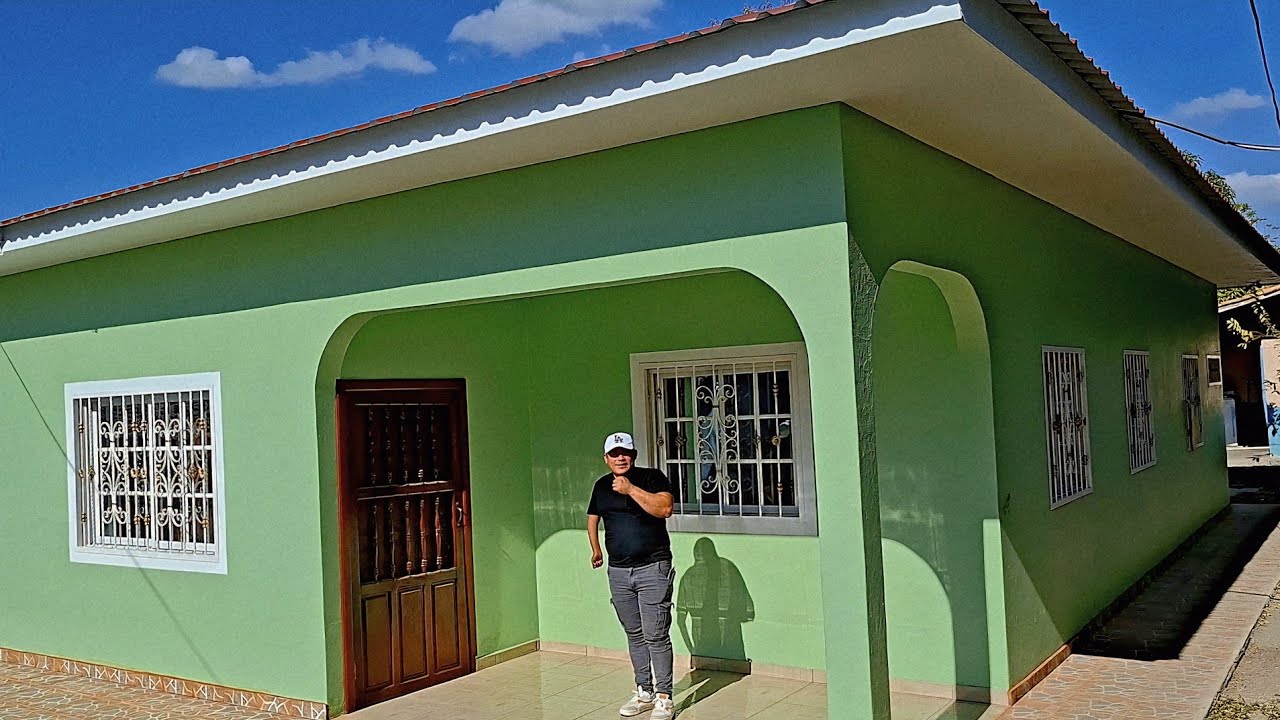 Nada fue fácil, pero lograron construir su casa  estilo americano🇺🇲 fueron años de lucha y esfuerzo