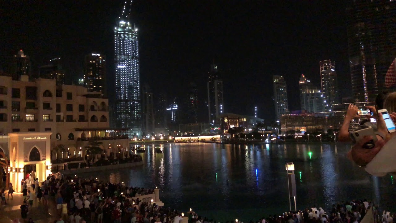 Anthem of Saudi Arabia Burj Halifa 4K