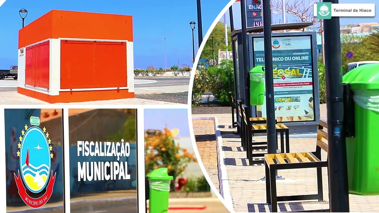Terminal de Hiaces cidade dos Espargos ilha do Sal