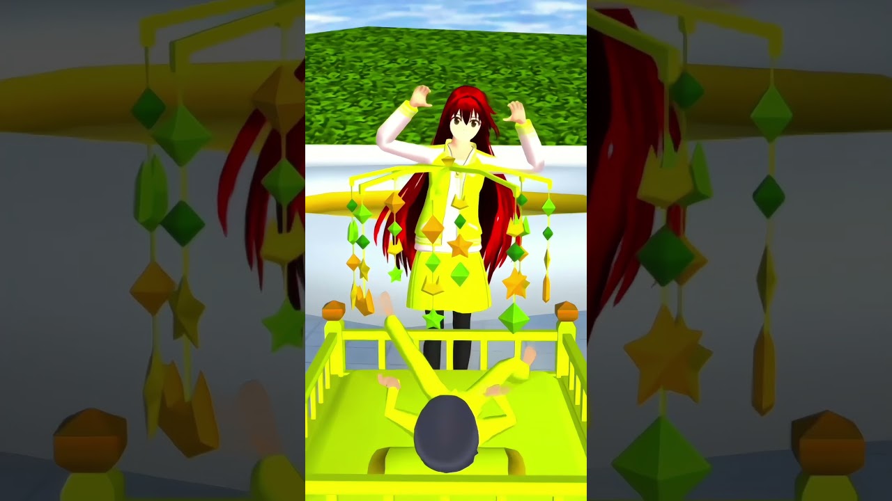 Black Bald Baby copy Rina style🤣👶 Funny #sakuraschoolsimulator #sss #sakura #shortsfeed