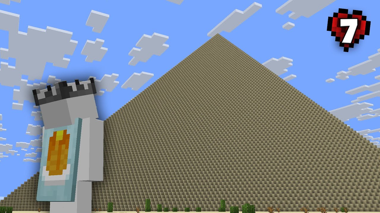 Minecraft Hardcore'da DEVASA PİRAMİT İNŞA ETTİM! | Hardcore 7