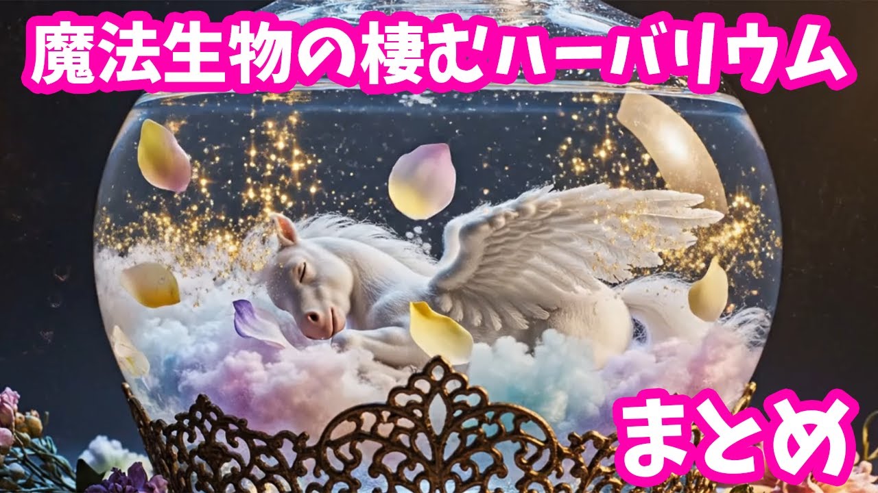 魔法生物の棲む不思議なハーバリウムシリーズまとめ30連発 | Fantasy Herbarium Series Compilation (30 Clips)