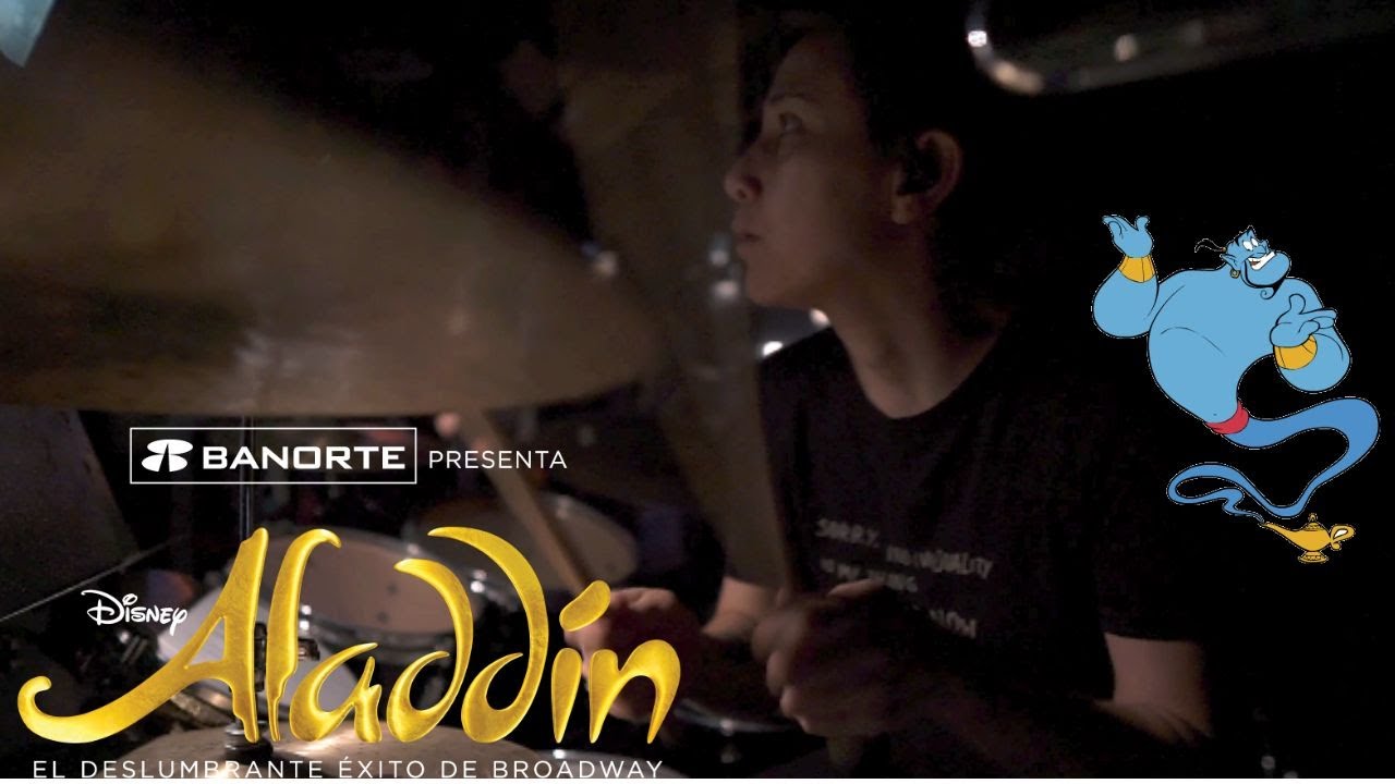 FRIEND LIKE ME (Drum Cam) - Aladdín México