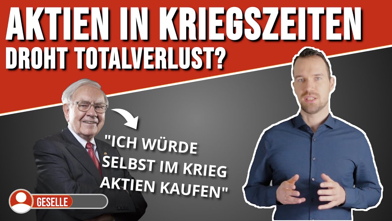 Historische Analysen seit 1925: Das passiert mit Aktien & ETFs, wenn ein Krieg ausbricht...