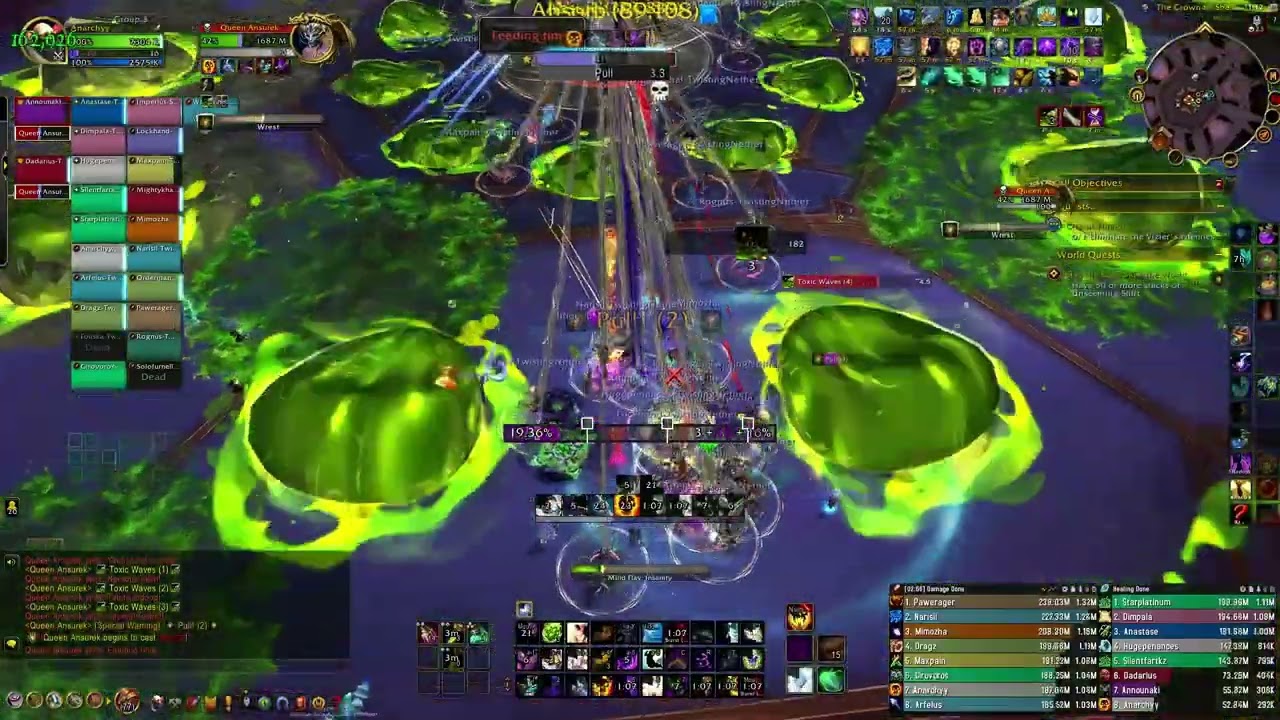 Disobedient VS Heroic Queen Ansurek | Shadow Priest POV | WoW TWW