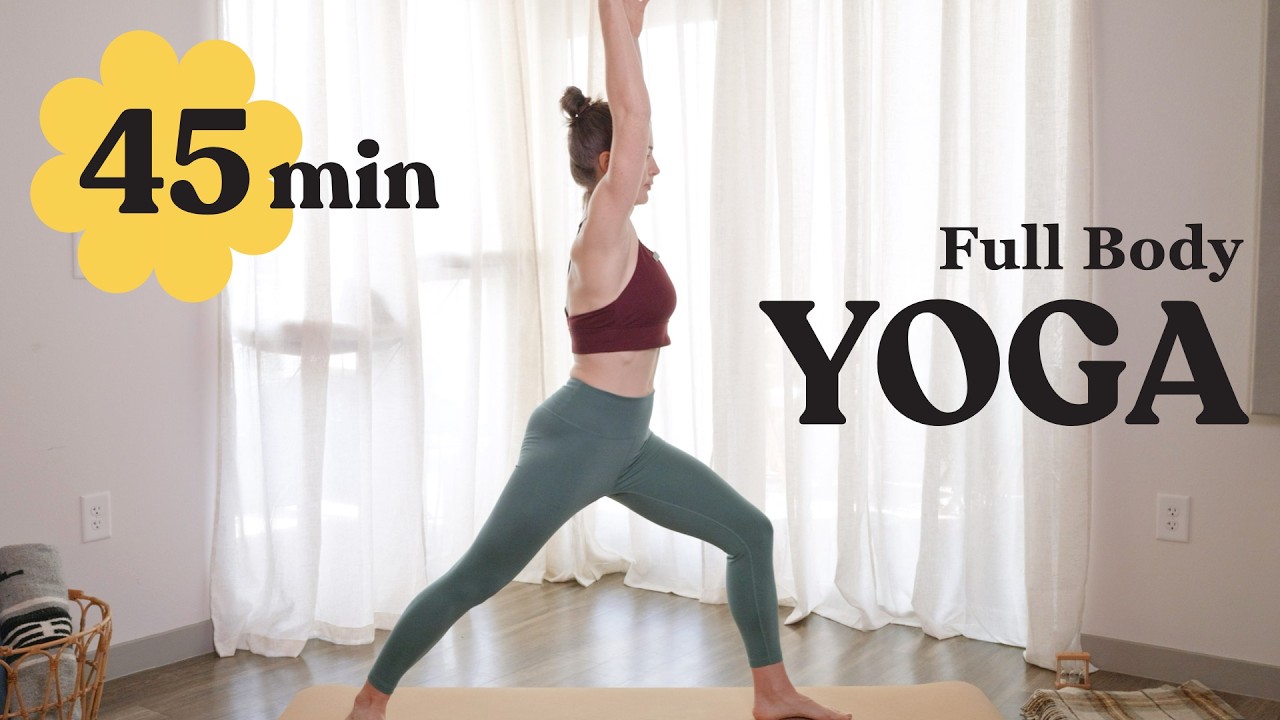 45 Min Slow Flow Yoga | Vinyasa + Yin Yoga for Full Body Balance