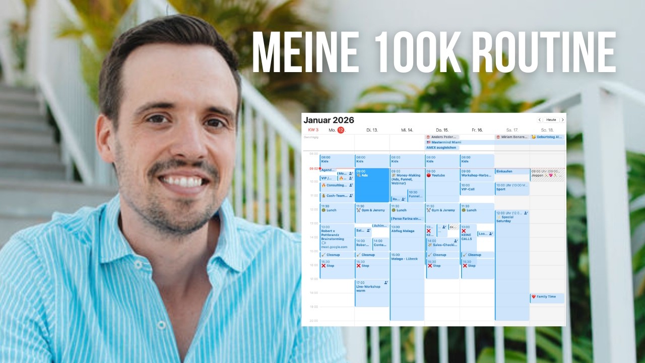 Meine 100k Routine als Gründer für maximale Produktivität