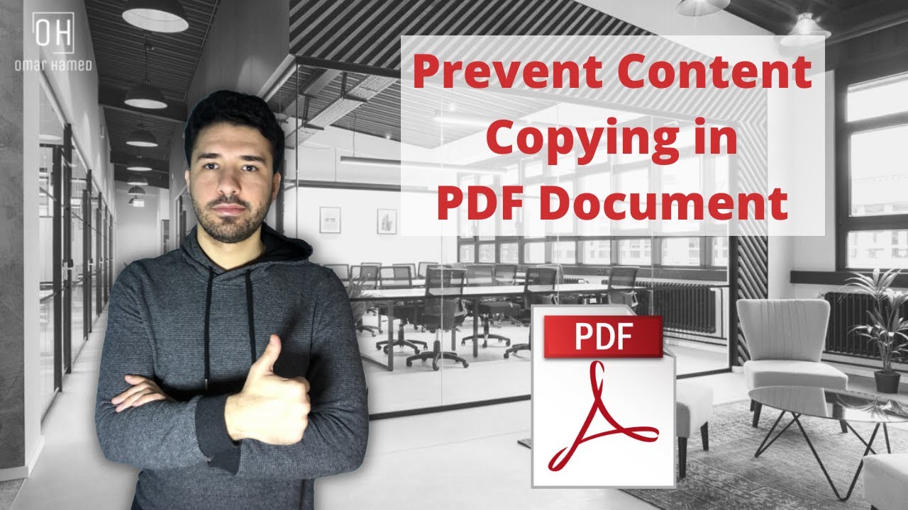 Запретить копирование содержимого PDF-файла