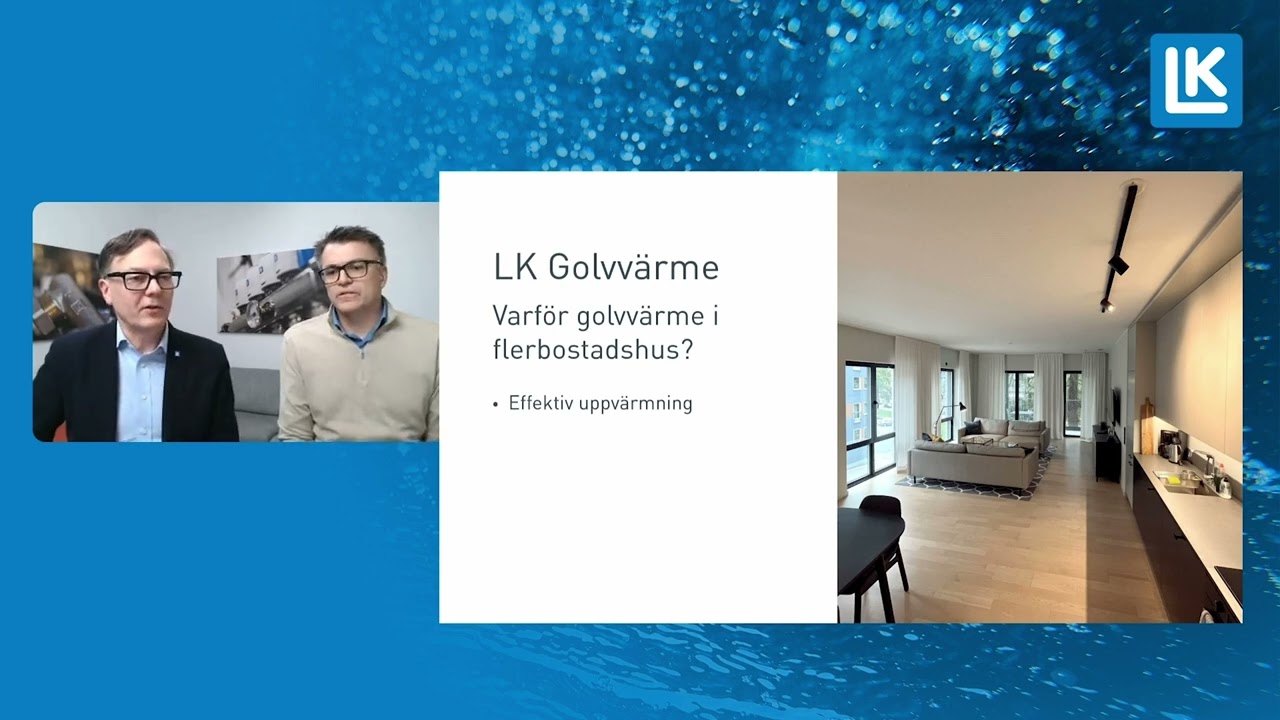 Golvvärme i Flerbostadshus - webbinarium 2024-02-22