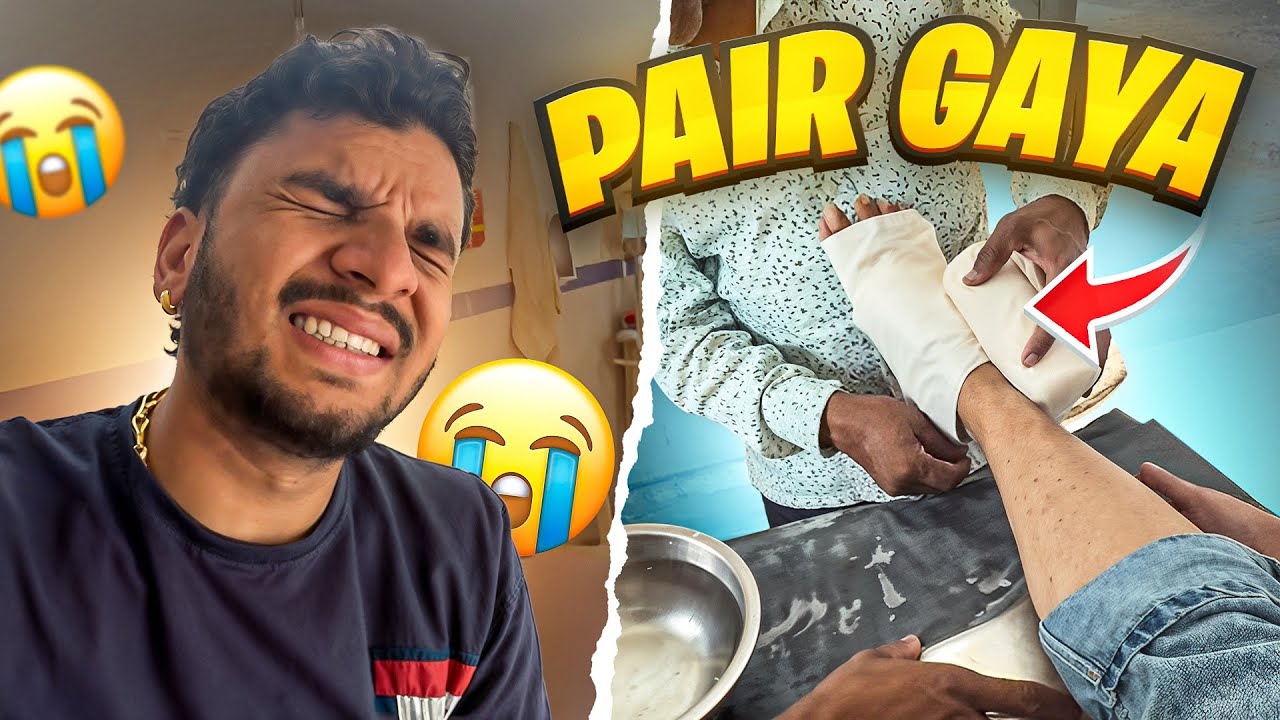 Socha nahi tha esa bhi kuch hoga 😣leg fracture 