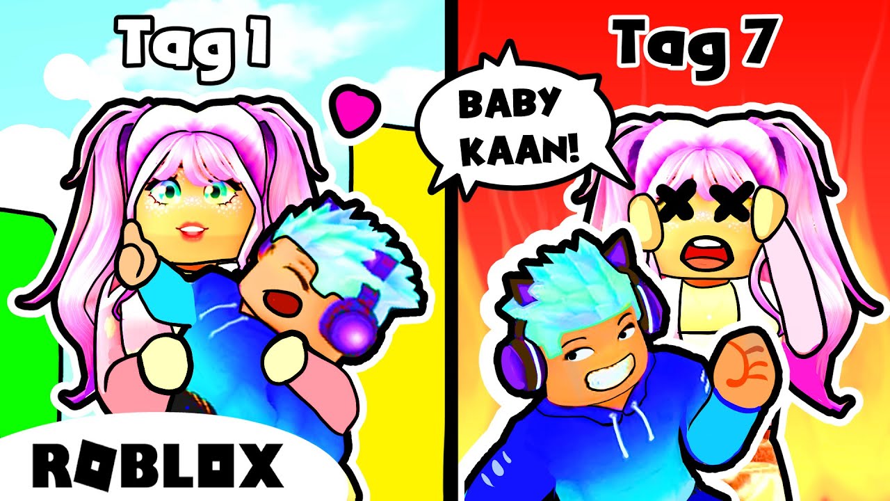 1 WOCHE mit Mama Dania & Baby Kaan in Adopt me!