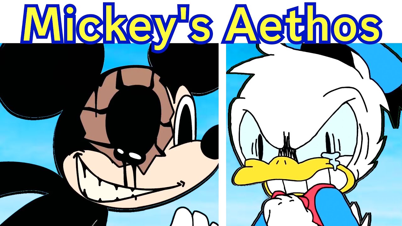 FNF Vs Mickey's Aethos – Donald Duck vs Mickey Mouse Clubhouse + Cutscene (MEESKAMOOSKA)