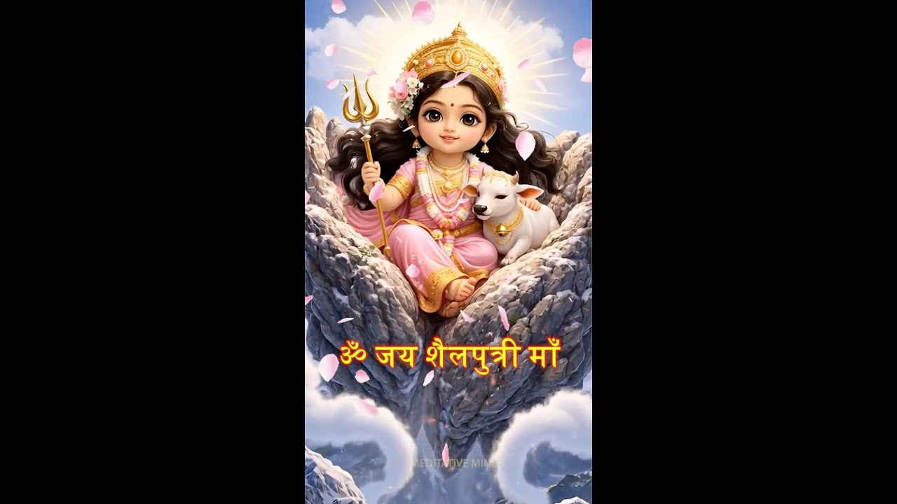 🌸 जय माँ शैलपुत्री 🙏 | शक्ति की पहली आरती 🔱✨