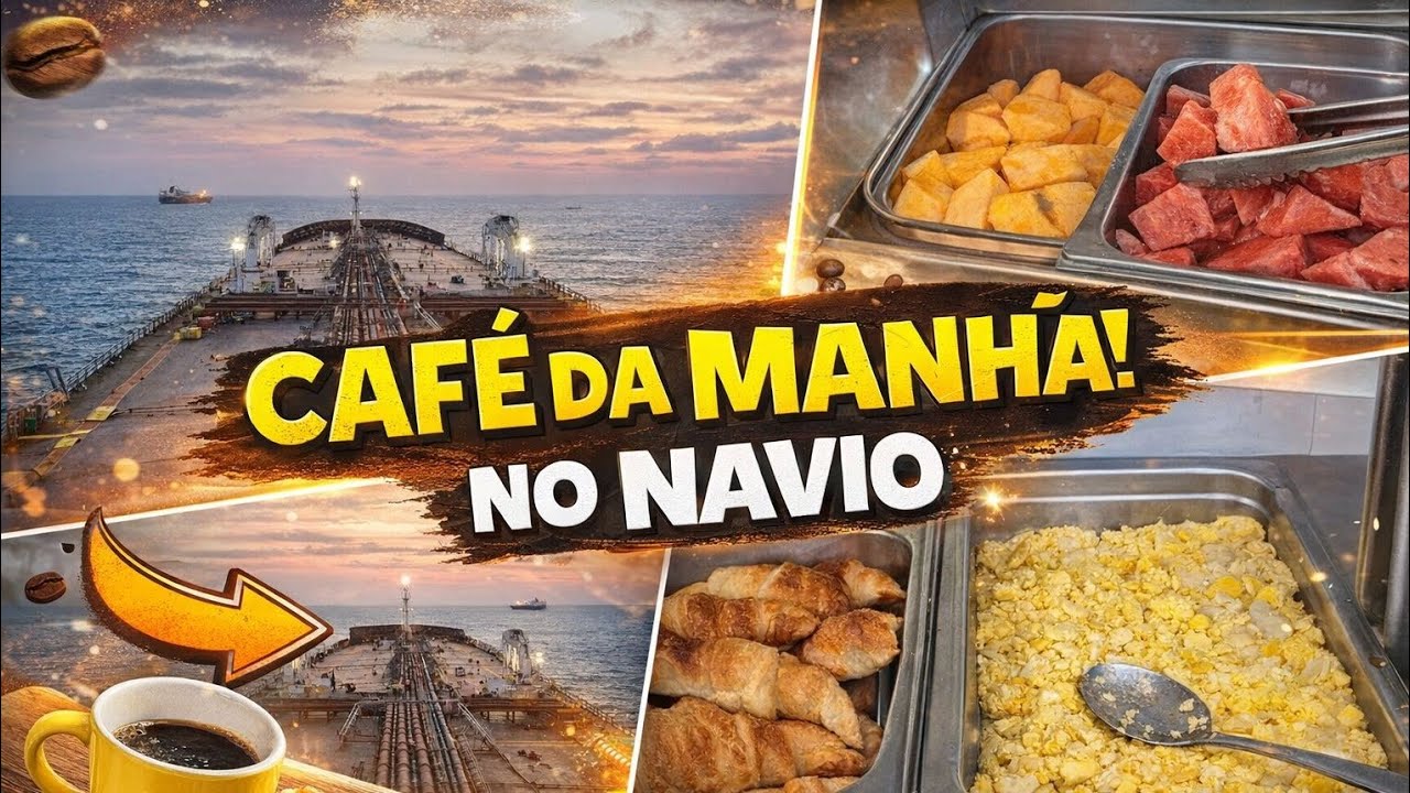 CAFÉ DA MANHÃ,NO NAVIO.🚢🔱