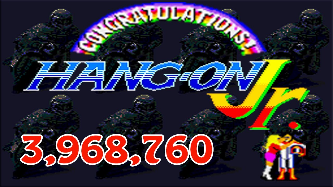 [Arcade WR] Hang-On Jr. ハングオン Jr. - 3,968,760