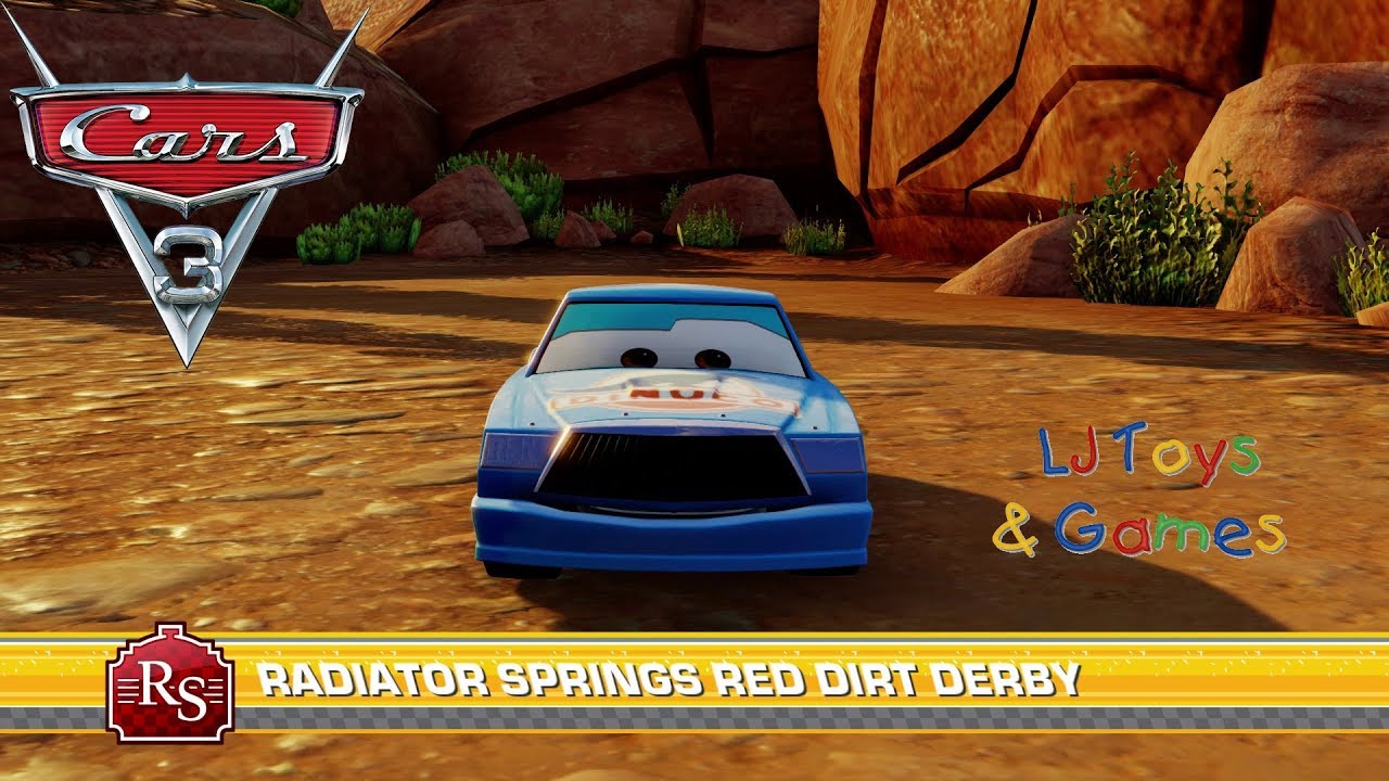 Cars 3: Driven to Win: Sponsored Team Play Dinoco - Battle Race - Radiator Springs Red Dirty Derby