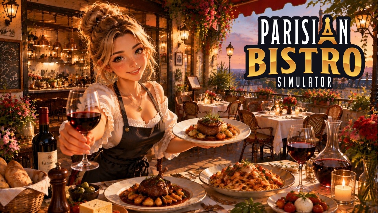 Parisian Bistro Simulator 🥐🍷 1.0 RELEASE IS HERE Long Gameplay - No Commentary