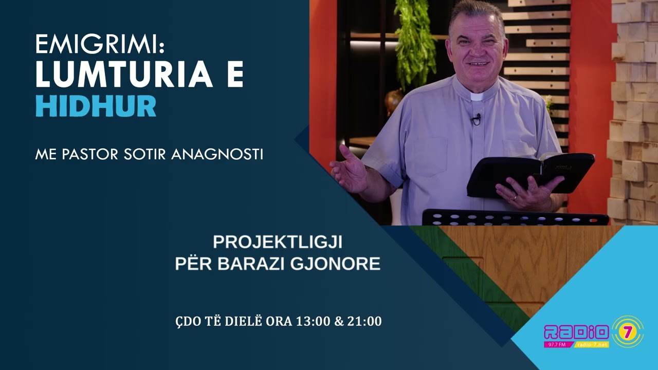 Projektligji për barazi gjinore - Pastor Sotir Anagnosti