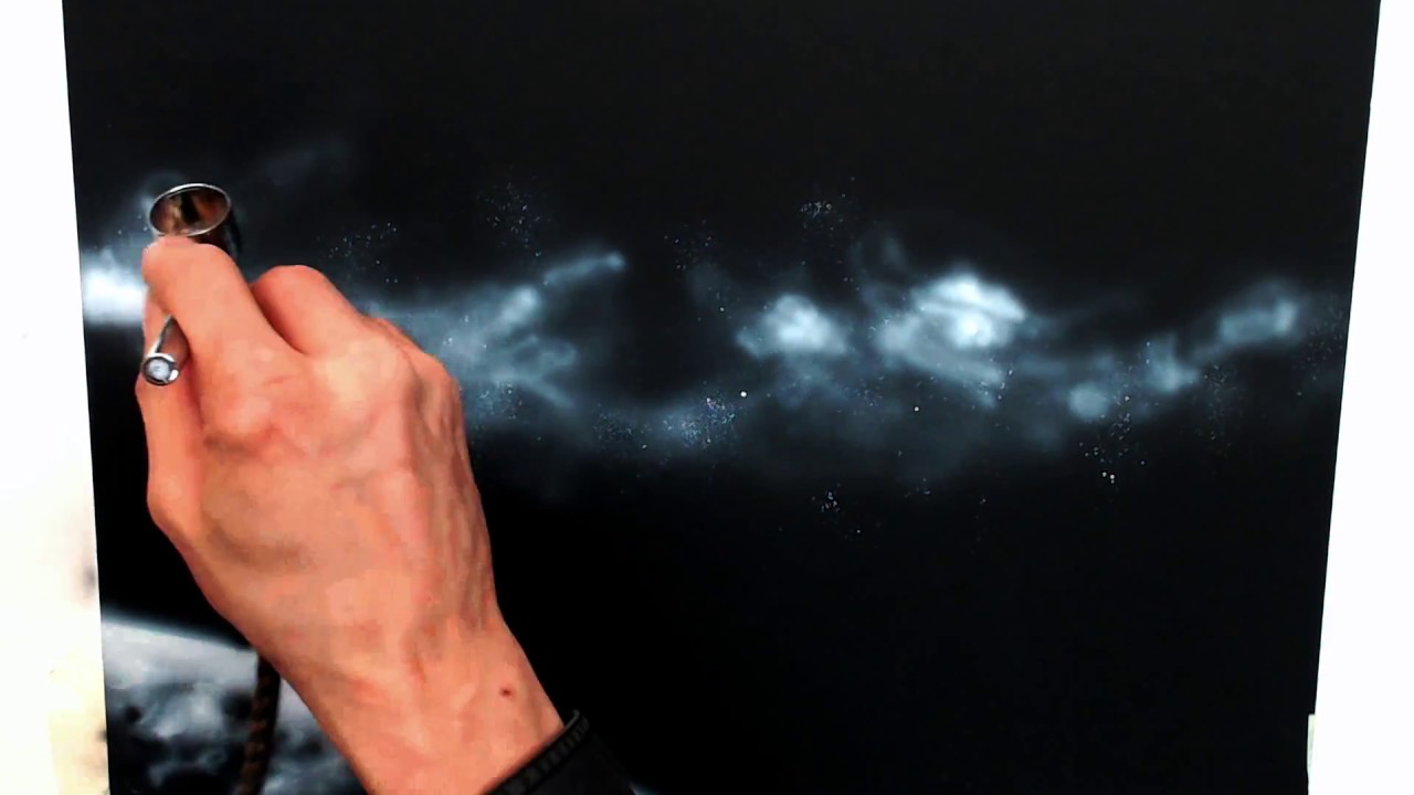 Fantasy Space, Speed Art in Airbrush