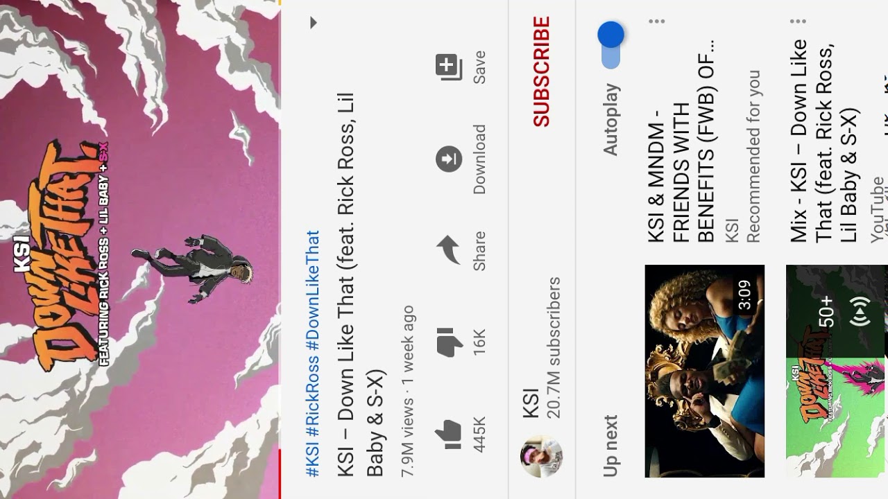 KSI - Down Like That REMIX
