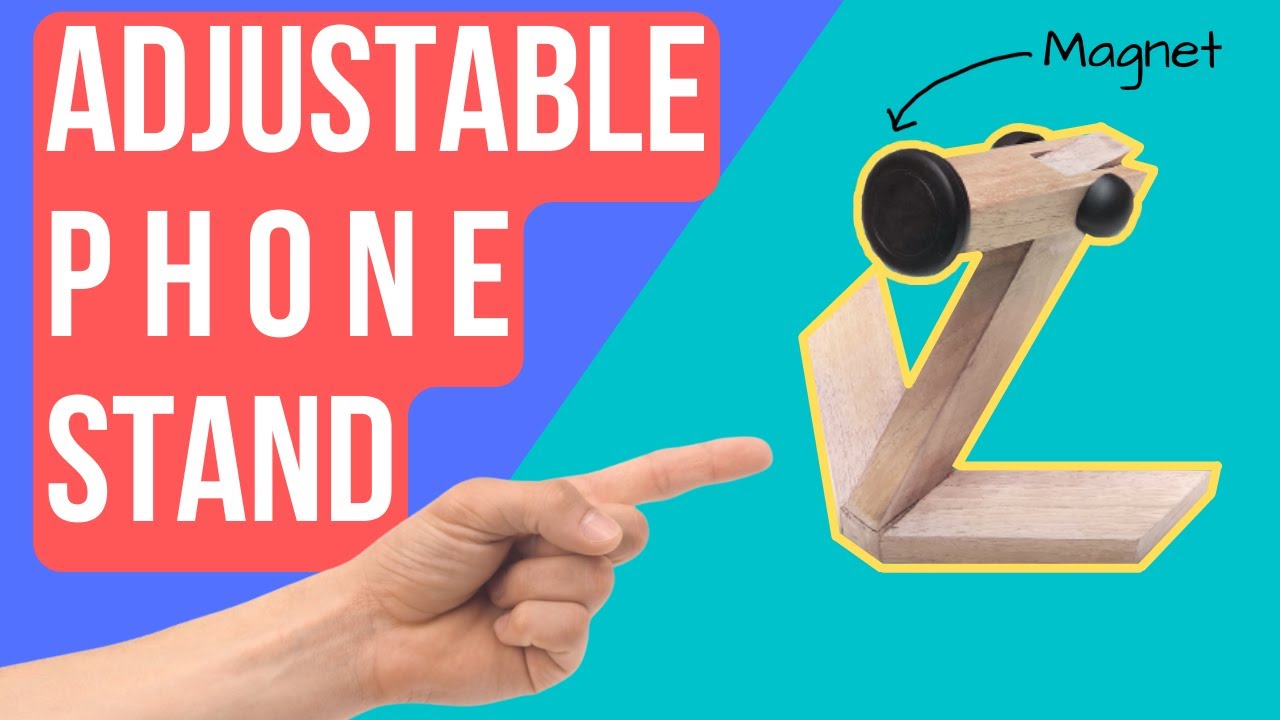 DIY Wooden Phone Holder
