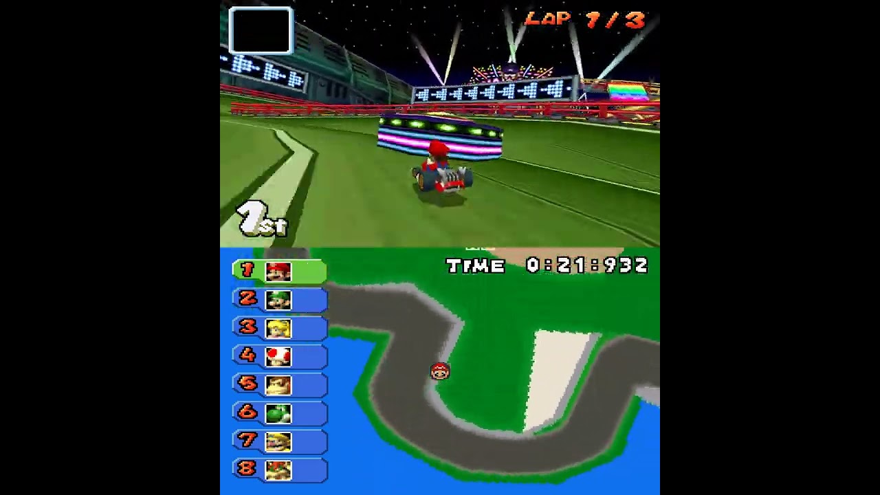 Mario Kart DS Final Waluigi Pinball model in Kiosk Demo (test)
