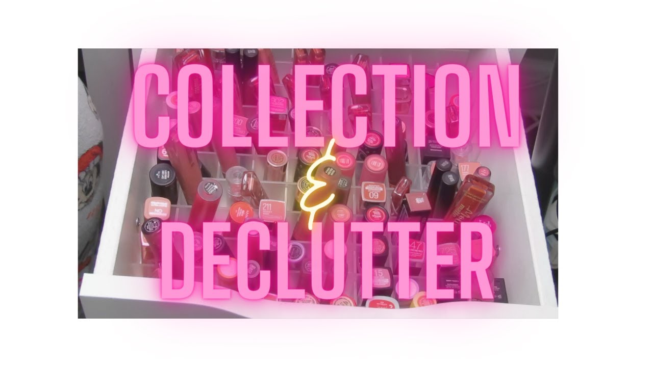 Lipstick Collection & Declutter | With Swatches