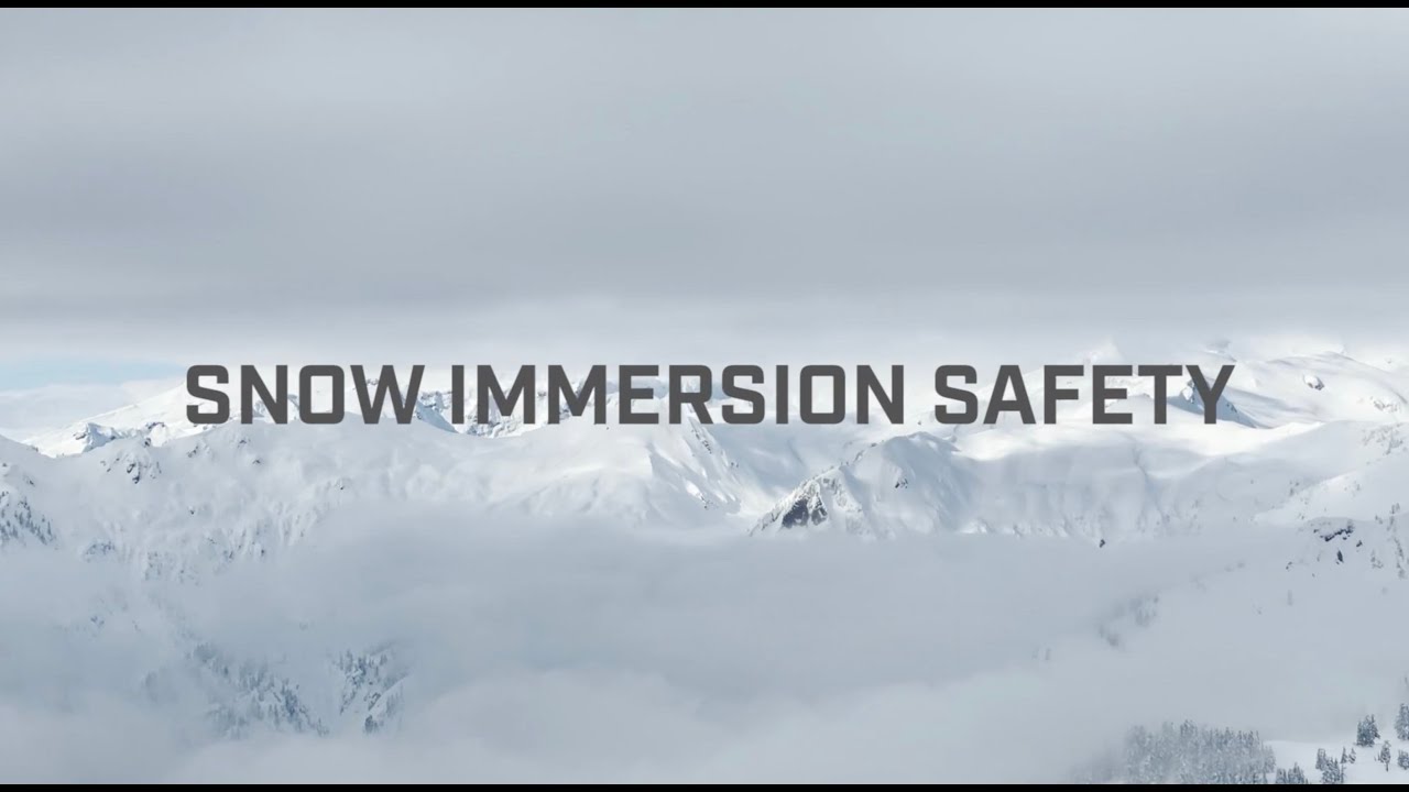 Treewell and Snow Immersion Safety