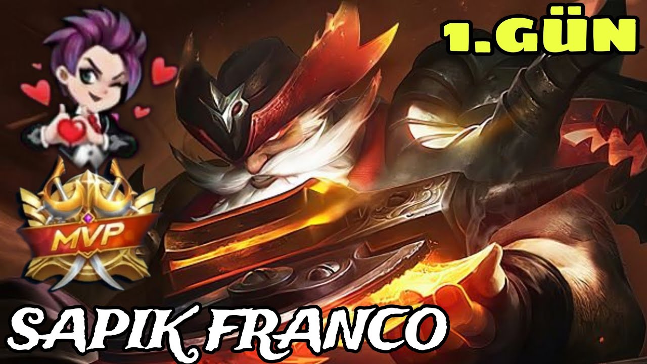 SAPIK GİBİ FRANCO OYNUYORUM!! 1.Gün - Mobile Legends