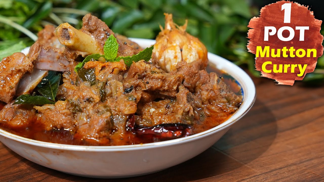 One Pot Mutton Curry Recipe in Tamil | Easy Cooking with Jabbar Bhai...