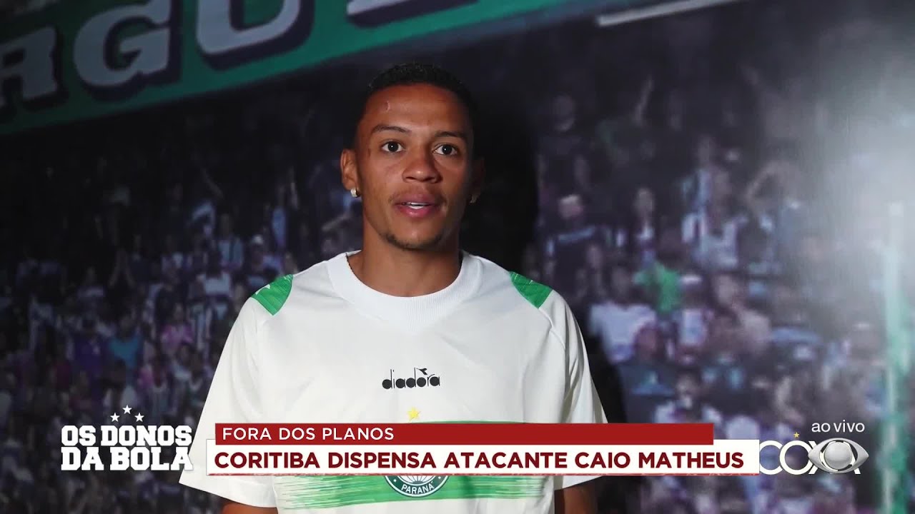Coritiba: Os motivos da rescis&atilde;o com atacante Caio Matheus
