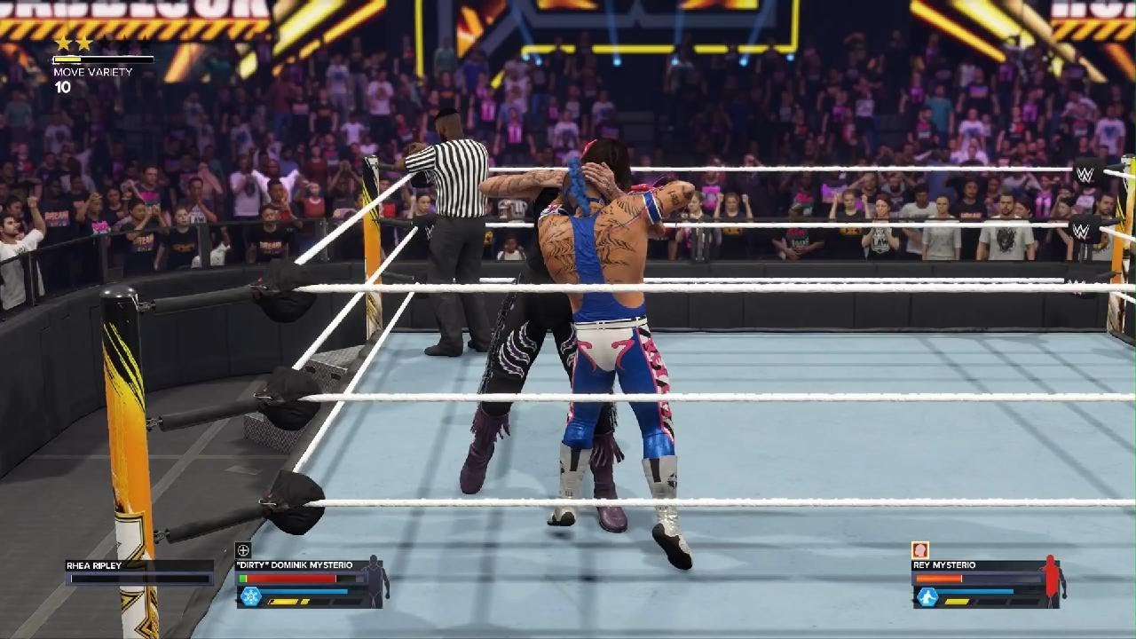Dominik Mysterio vs. Rey Mysterio.
