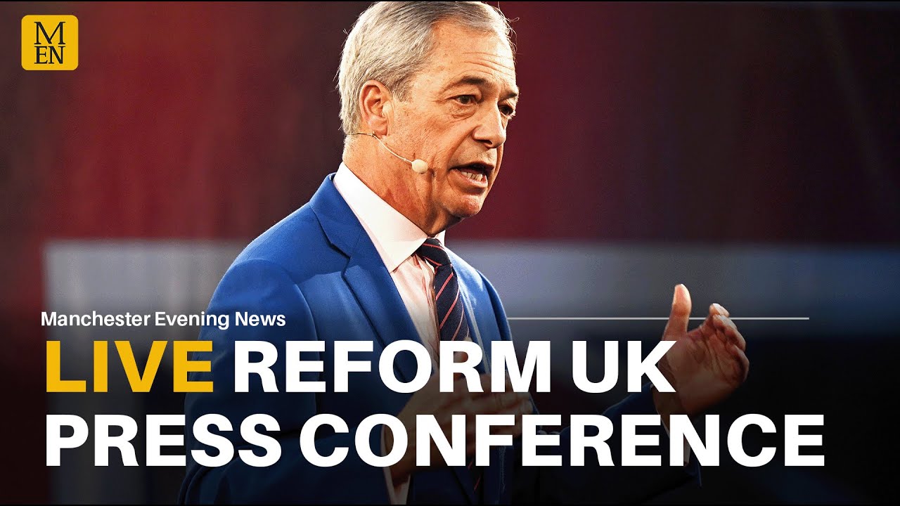 WATCH LIVE: Reform UK unveils Gorton and Denton by-election candidate