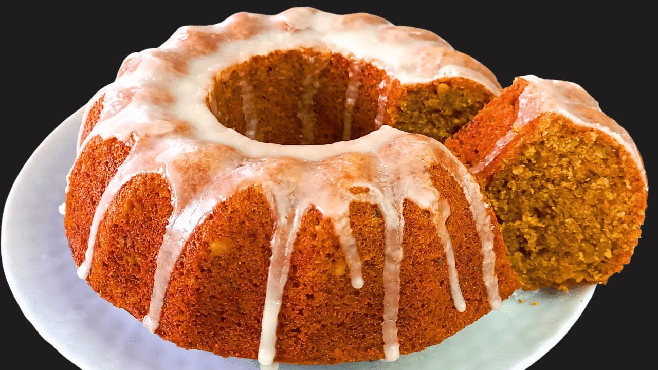 Самый CОЧНЫЙ ТЫКВЕННЫЙ ПИРОГ, который вы когда-либо пробовали – с Орехами и Апельсиновой глазурью!