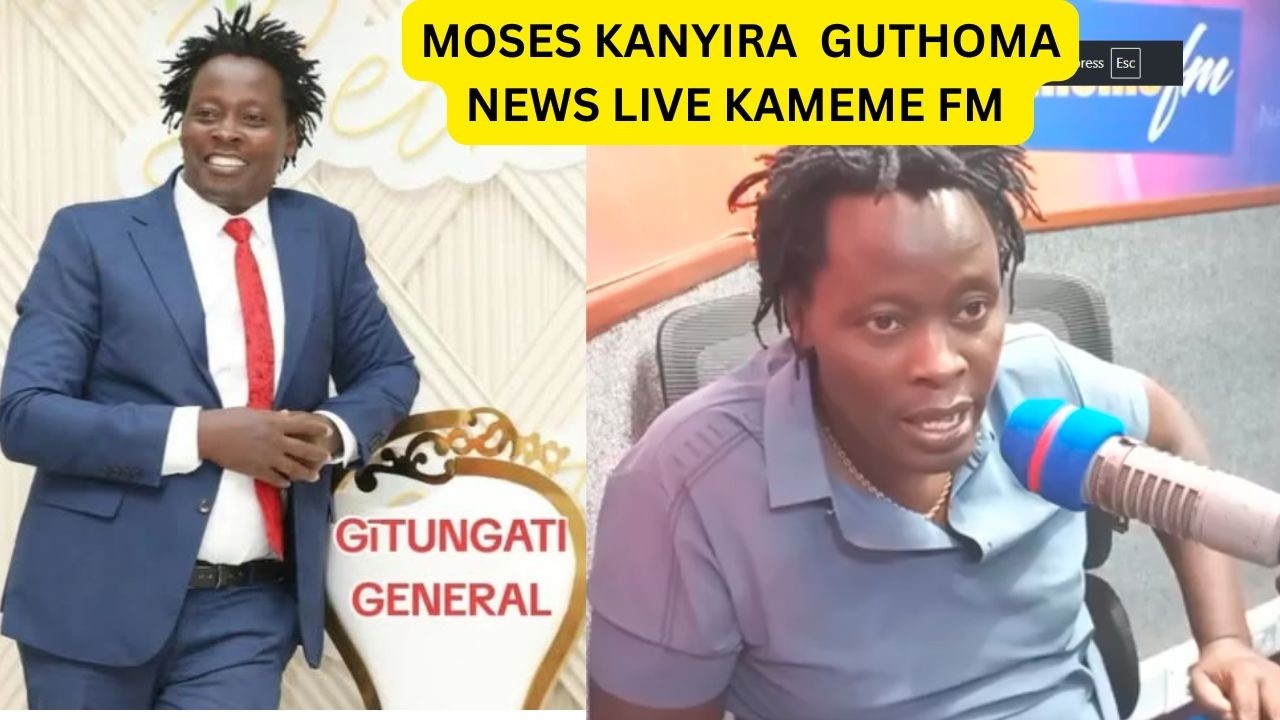 MWANAKE KUMEA URIRI || MOSES KANYIRA  GUCANJAMURA MASHBIK AGITHOMA NEWS KAMEME FM | GATURO KA UHORO
