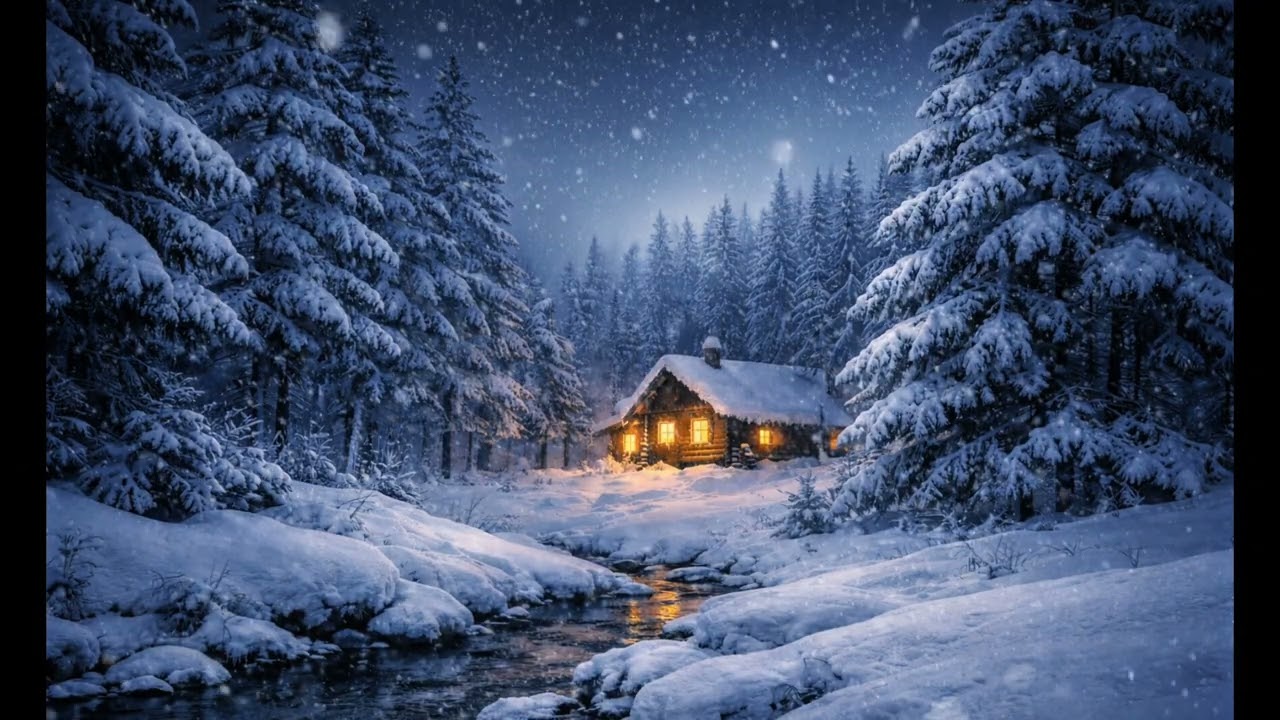 Warm Lights in the Snow