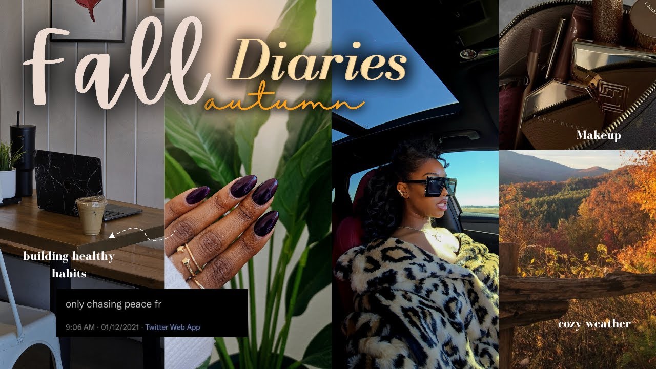 fall diaries🍂 | Working at Cafe, Getting nails done💅, Shooting w/ a boutique & more