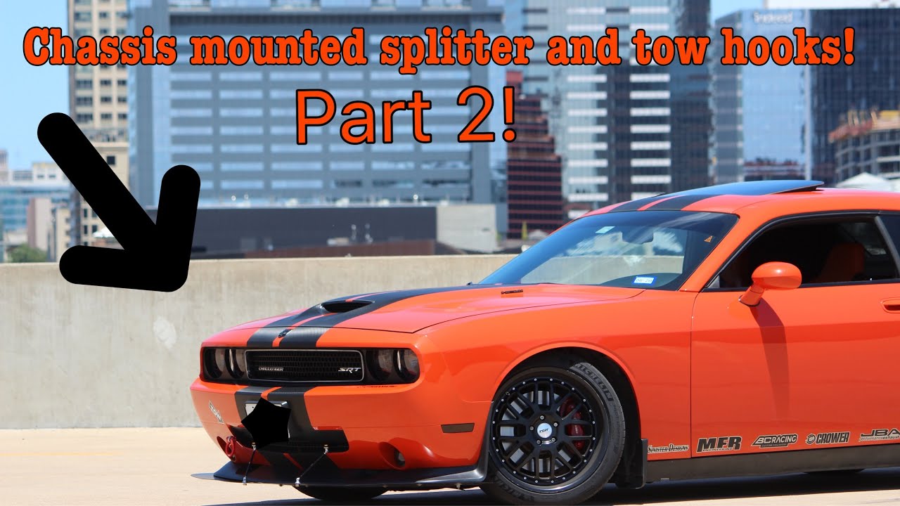 Front splitter  part 2! + Tow hooks