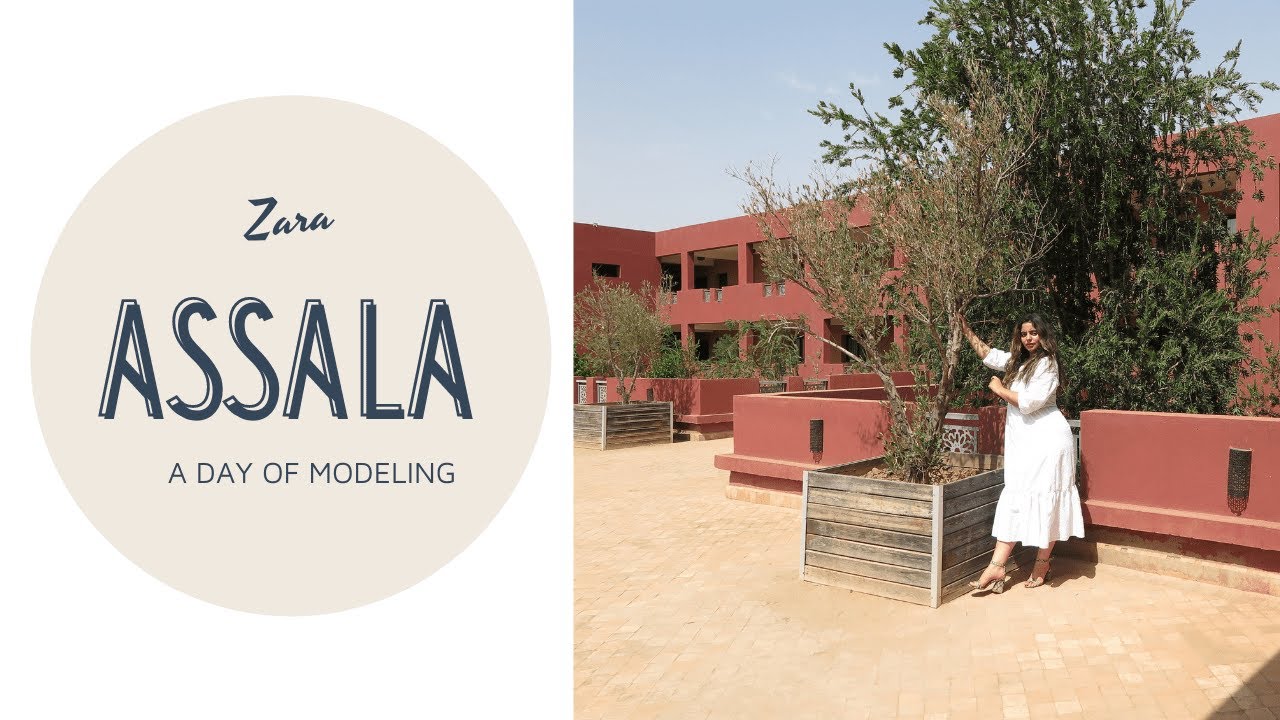 A day of modeling | ZARA Dress Shoot | How we can create content in Marrakech | 0% Invest | Assala