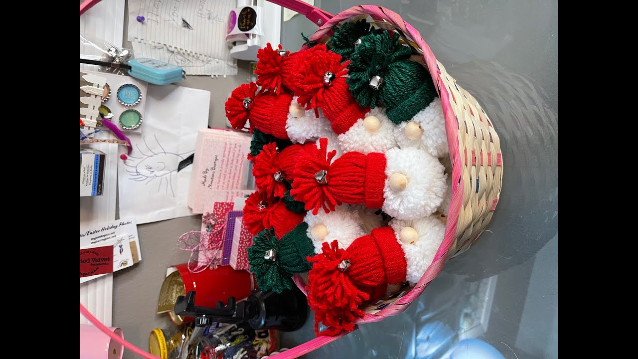 DIY Christmas Santa Gnome Hanging/ Ornaments - Step by Step Tutorial