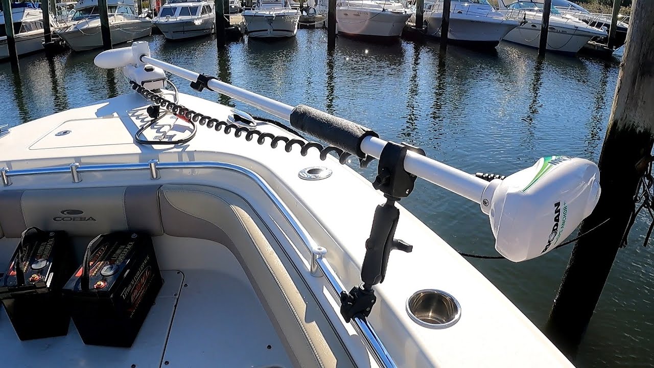 Installing a Rhodan 96 on my 301 Cobia using a Shuttle Slide mount
