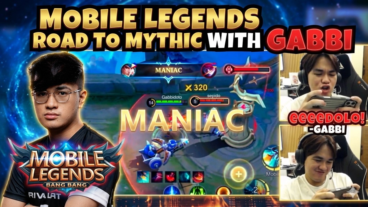 GABBI NA-ADIK NA RIN SA MOBILE LEGENDS | KUKUYS x ML | ROAD TO MYTHIC | DOTA PLAYER TO ML PLAYER