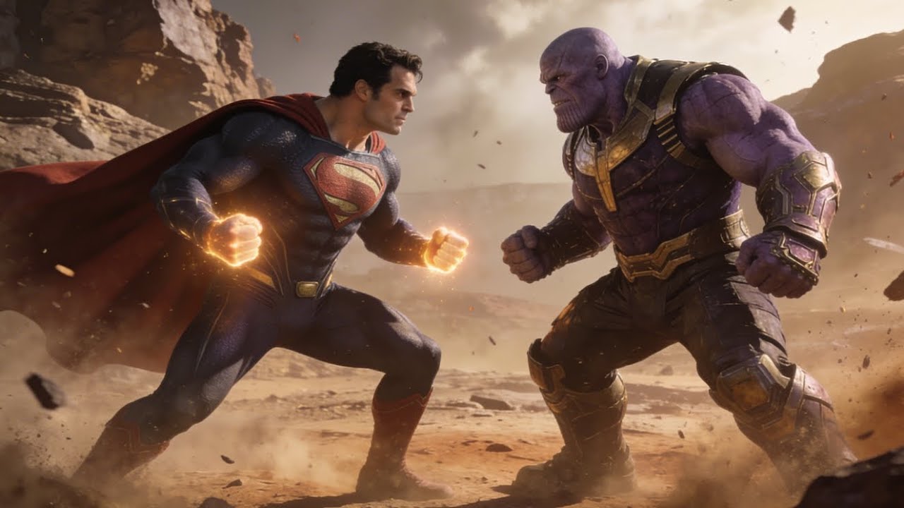 Superman vs Thanos | Battle on Titan Planet | Hulk Epic Entry Scene 