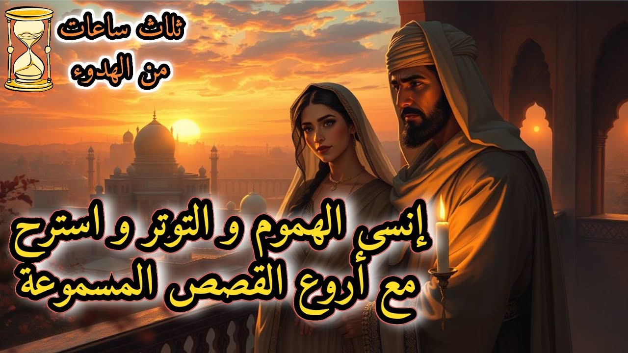 قصص مسموعة هادئة و معبرة للتدبر قبل النوم،حكايات شعبية و عالمية 