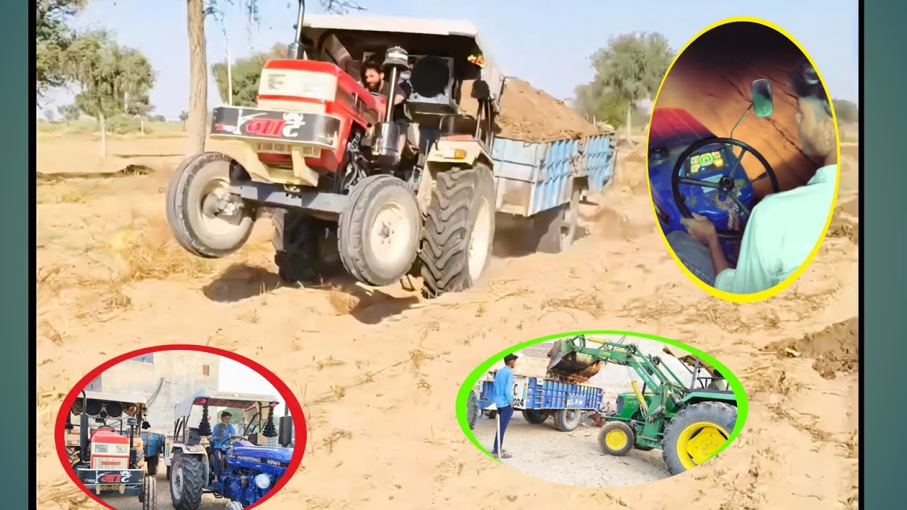 Itna Bhari Load?! Tractor Uth Gaya 😱 | Desi Jugaad Power Test @dhrmendrdhunwalvlogs #funny #vlog 